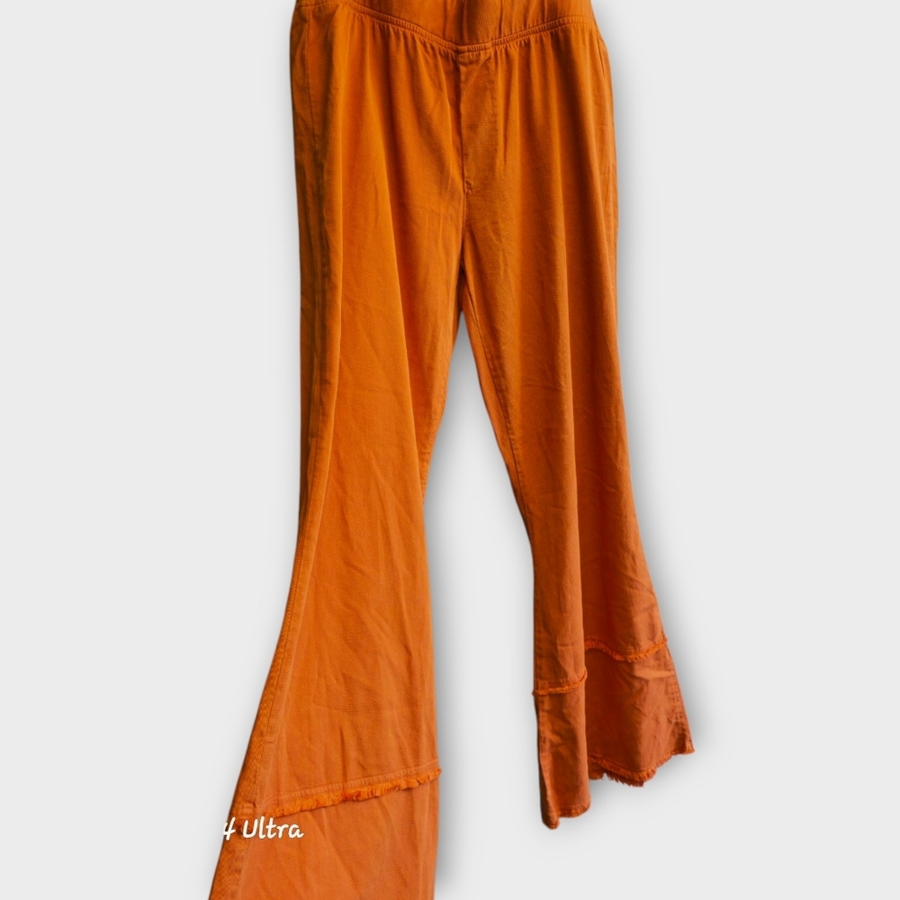 Burnt Orange Flared Pants - Picture 9 of 9